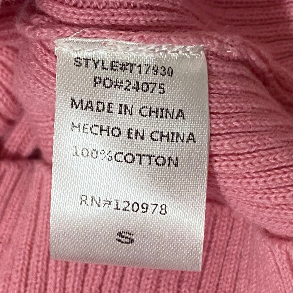 Pink Bow Crop Sweater S Balletcore Soft Girl‎ Romantic Square Neck Puff Sleeve - Picture 6 of 7